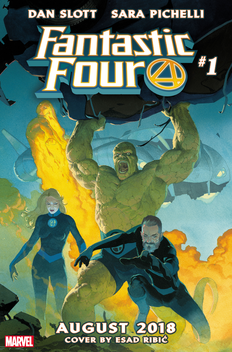 The full cover for Fantastic Four #1.